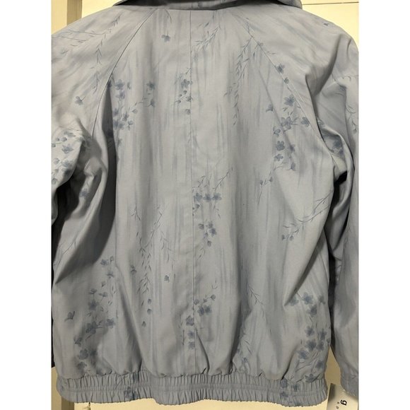 Giacca Petite Sport‎ Coat Womens Size PS Small Jacket Reversible Dusty Blue READ - Picture 7 of 14